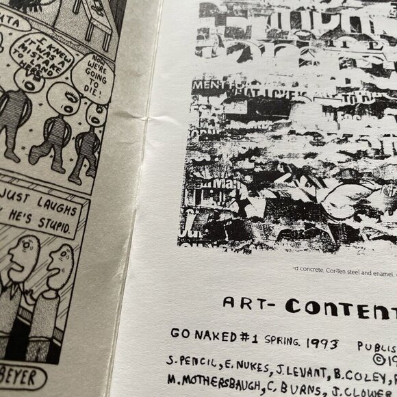 Go Naked #1 Last Gasp 1993 Adult Comic Zine Featuring Groening & More - Picture 9 of 16